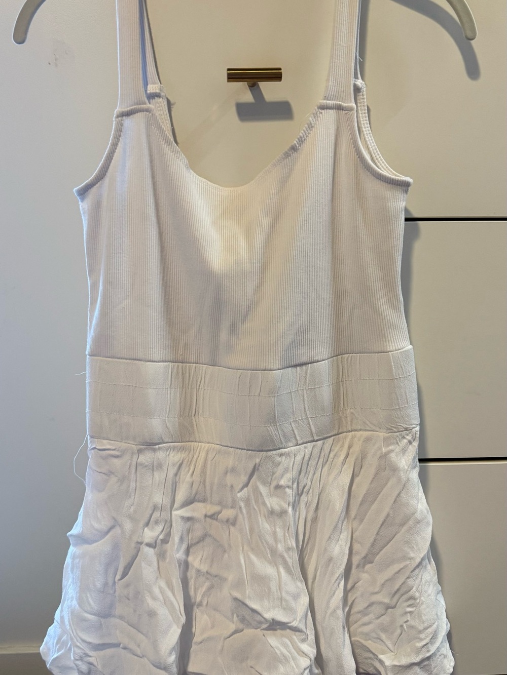 White free people movement romper